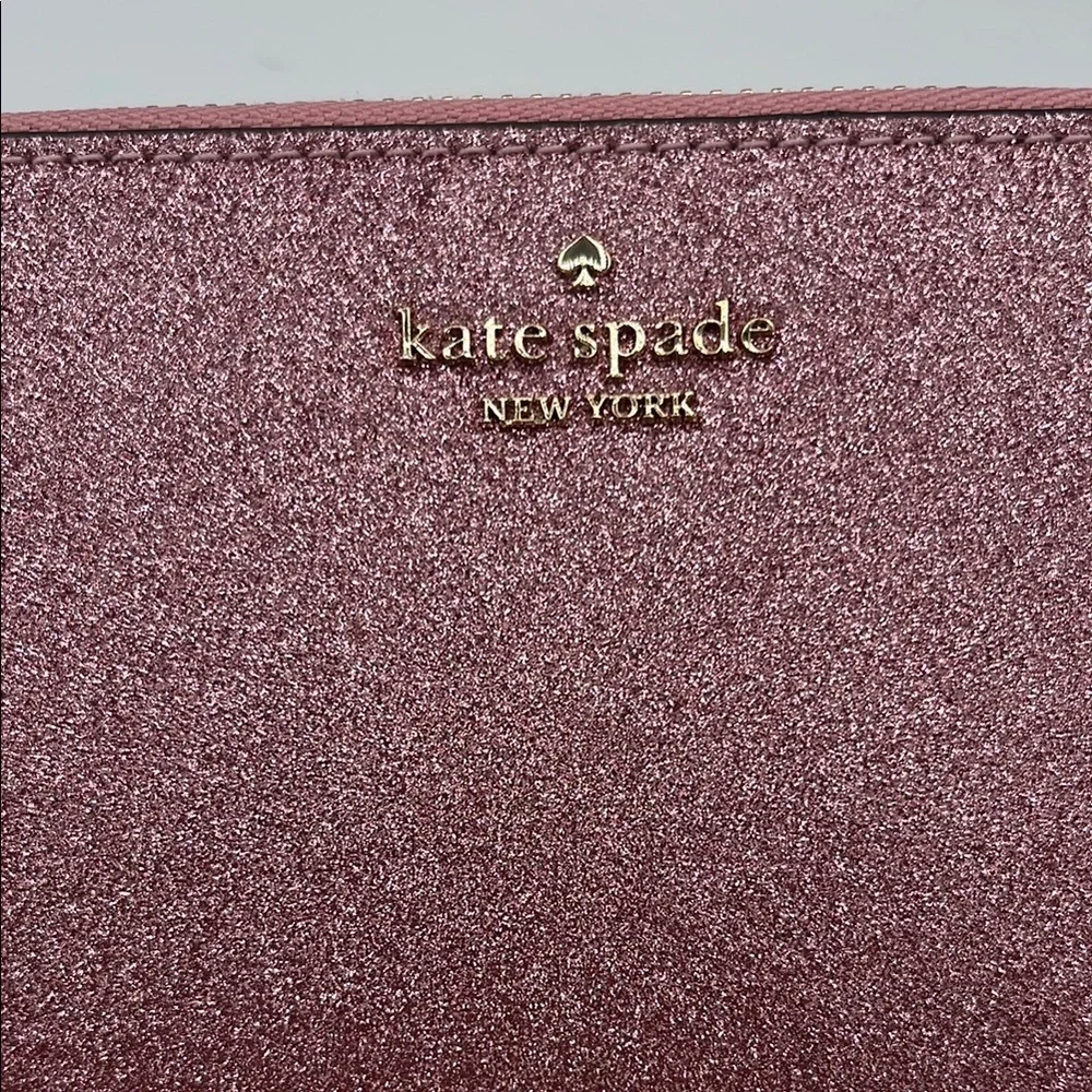 kate spade Pink Glitter Wallet - Picture 2 of 7
